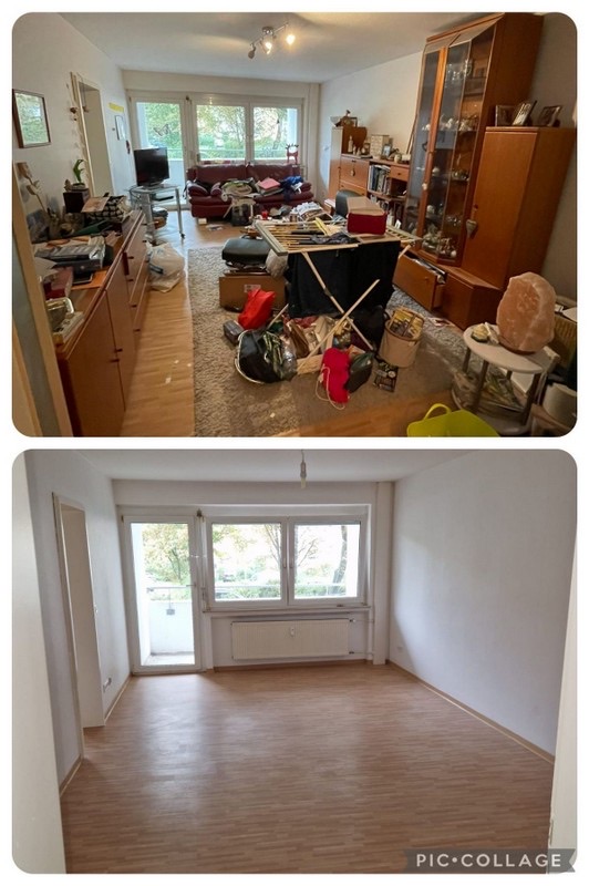 Geräumter Dachboden nach professioneller Entrümpelung